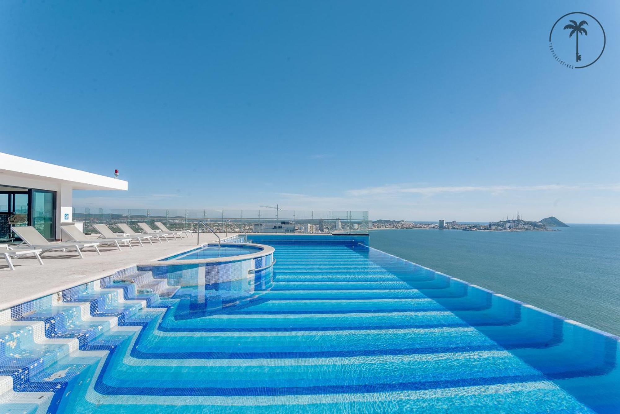 Hermosa Vista Al Mar, Condominio De Lujo! Mazatlán Exteriér fotografie